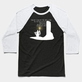 Outlander Theme Song White Baseball T-Shirt